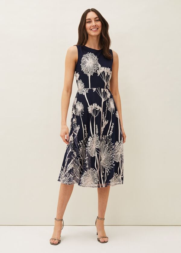 Phase Eight Franchesca Floral Fit And Flare Dress