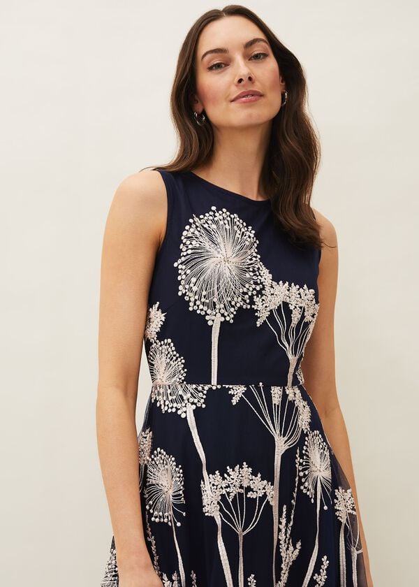 Phase Eight Franchesca Floral Fit And Flare Dress
