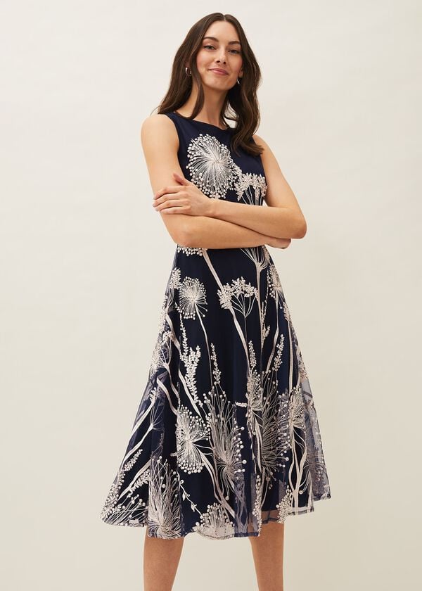 phase eight Franchesca Floral Fit And Flare Dress