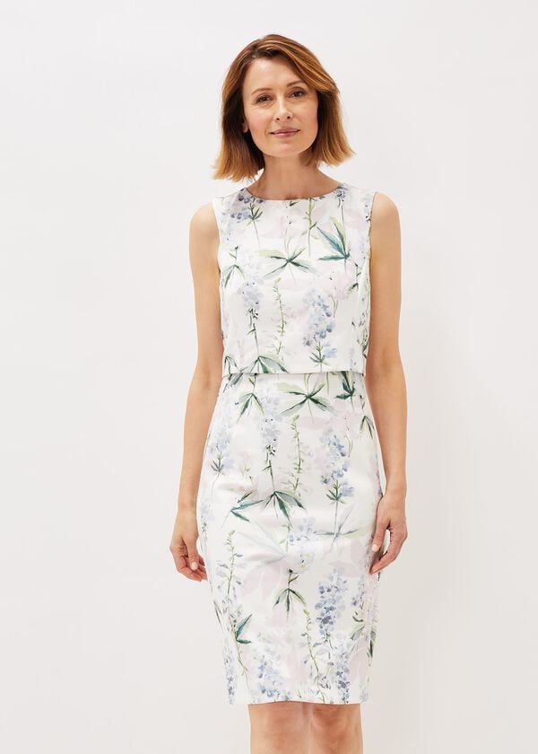 phase eight Francine Double Layer Scuba Dress