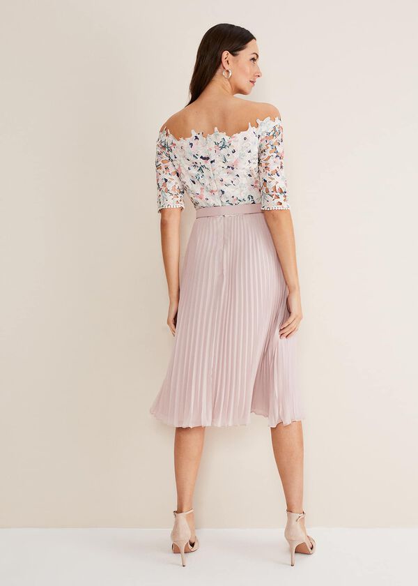 Phase Eight Franky Floral Lace Midi Dress