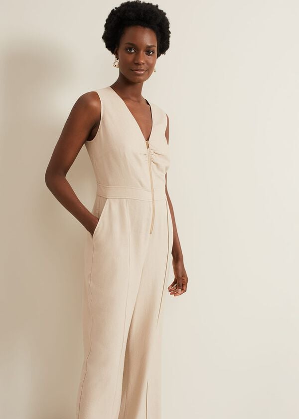 Phase Eight Fraya Zip Front Jumpsuit