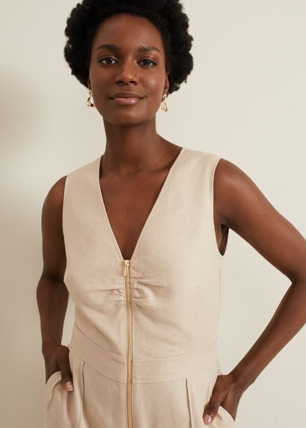 Phase Eight Fraya Zip Front Jumpsuit