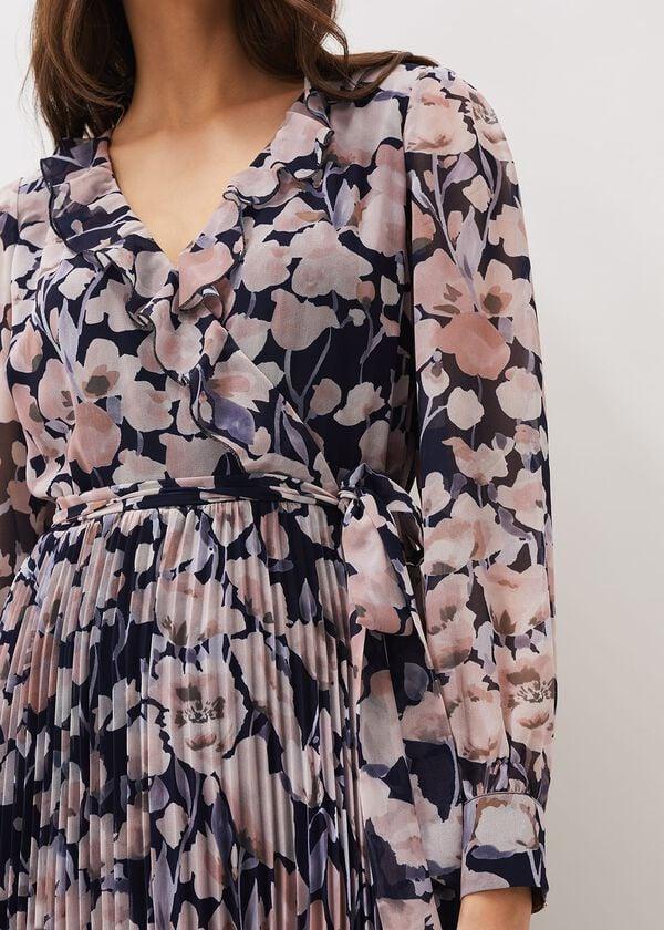 Phase Eight Fredrika Floral Pleated Maxi Dress