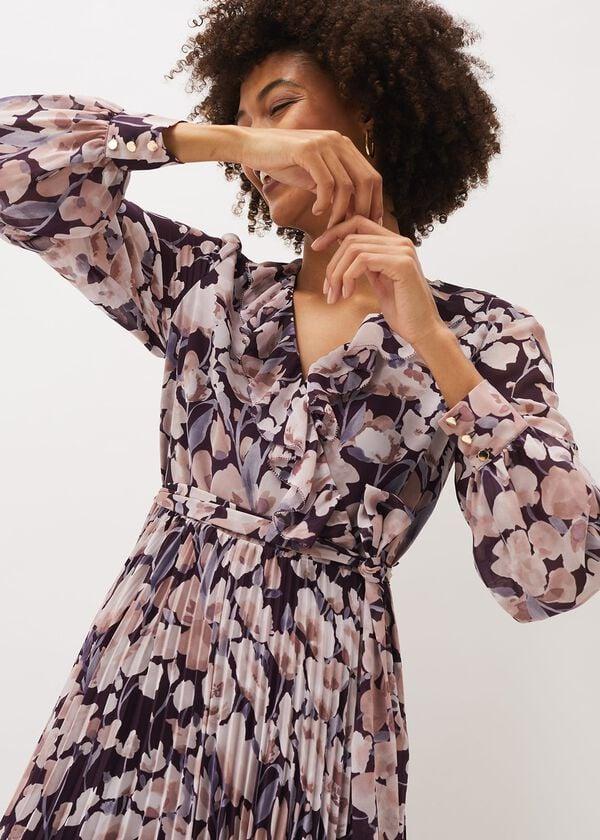 Phase Eight Fredrika Floral Pleated Maxi Dress