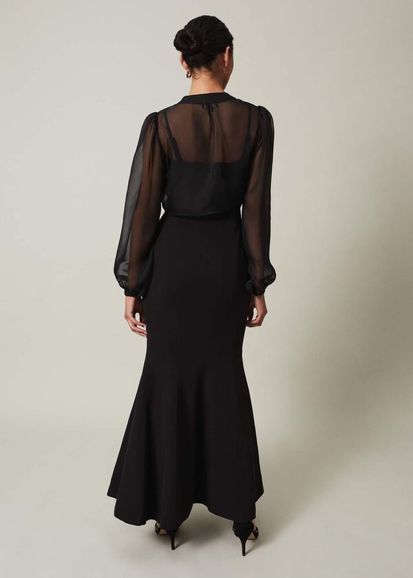 Phase Eight Freesia Black Maxi Dress