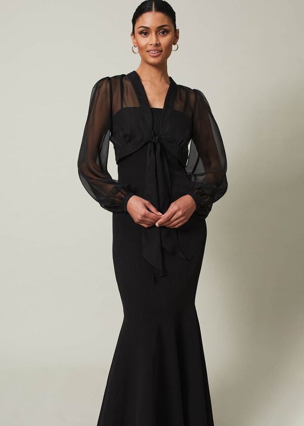Phase Eight Freesia Black Maxi Dress