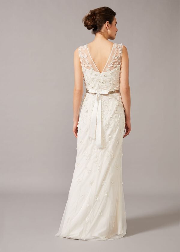 Phase Eight Frida Floral Applique Wedding Dress