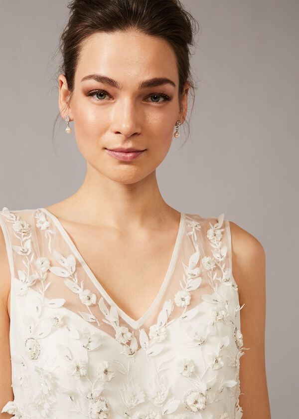 Phase Eight Frida Floral Applique Wedding Dress