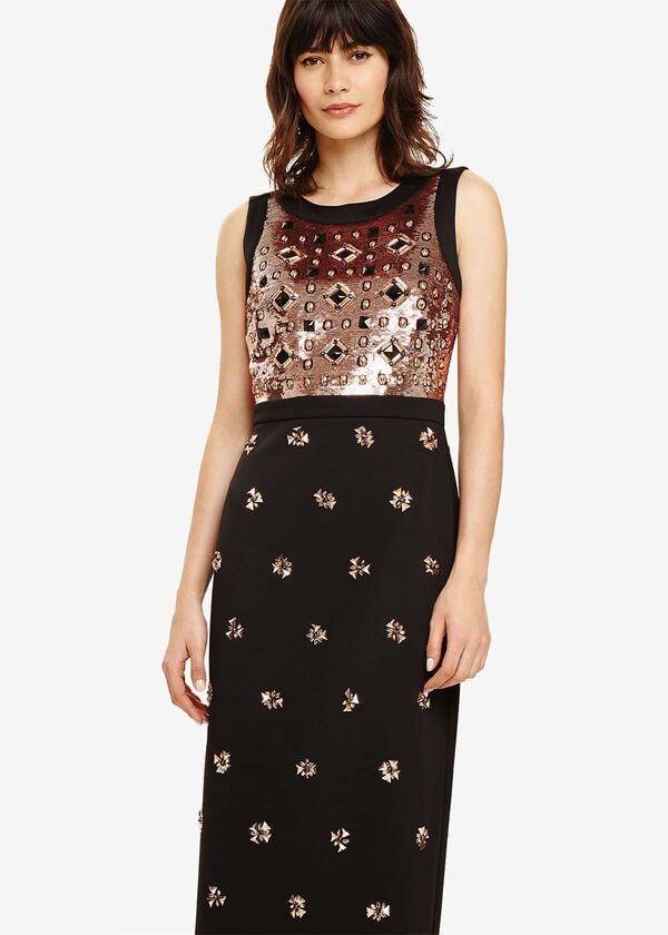 Phase Eight Gabby Embellished Maxi Dress