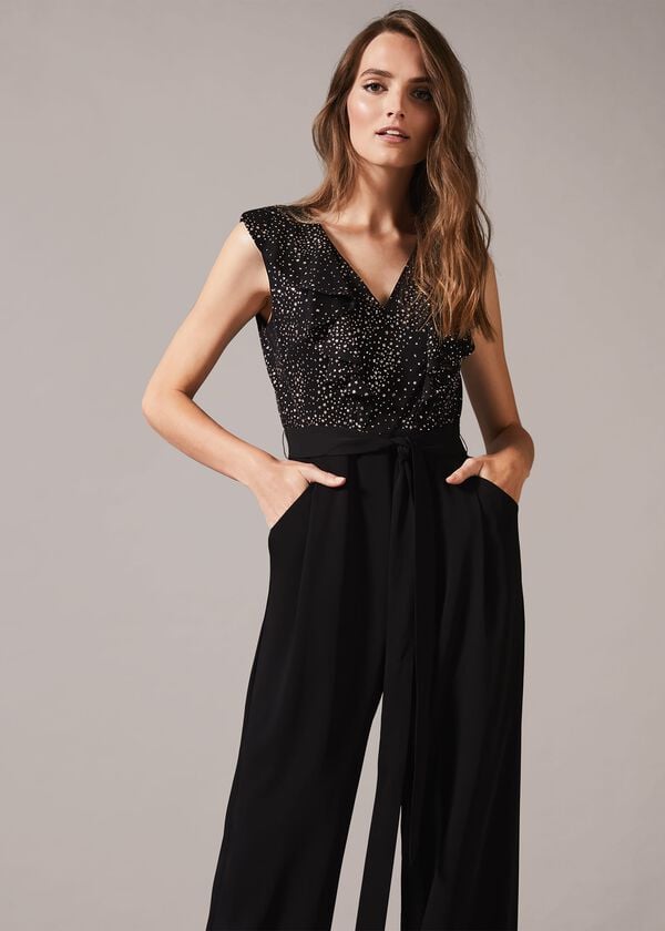 Phase Eight Garcia Star Print Jumpsuit
