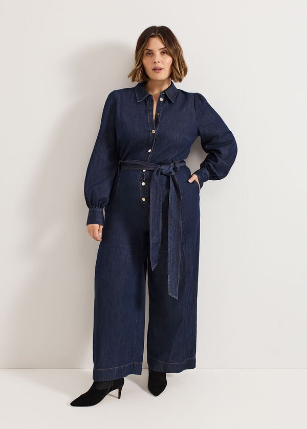 Phase Eight Gemma Denim Jumpsuit