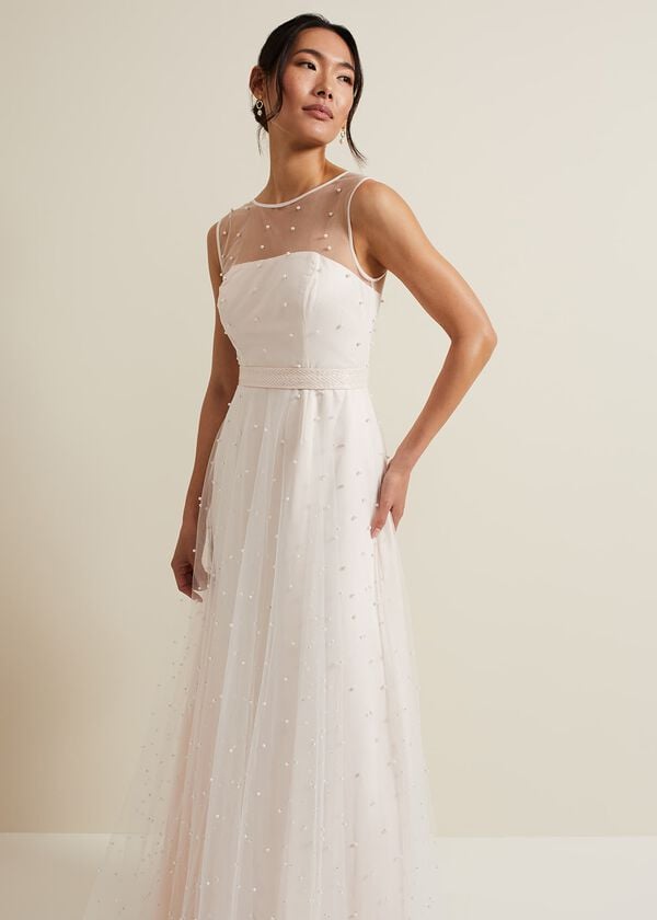 Phase Eight Genova Beaded Wedding Dress
