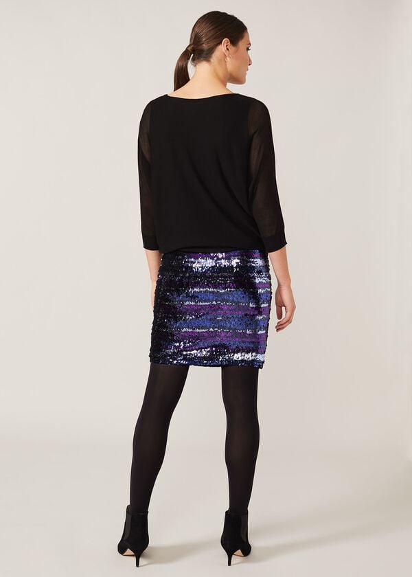Phase Eight Geonna Sequin Knitted Dress