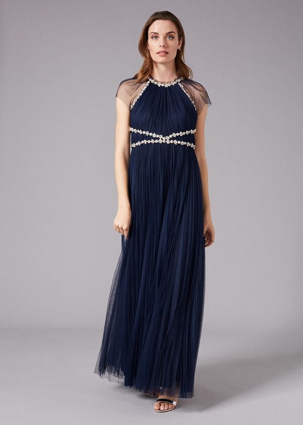 phase eight Gerona Pleated Tulle Dress