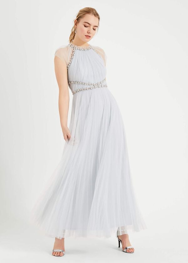 phase eight Gerona Pleated Tulle Dress