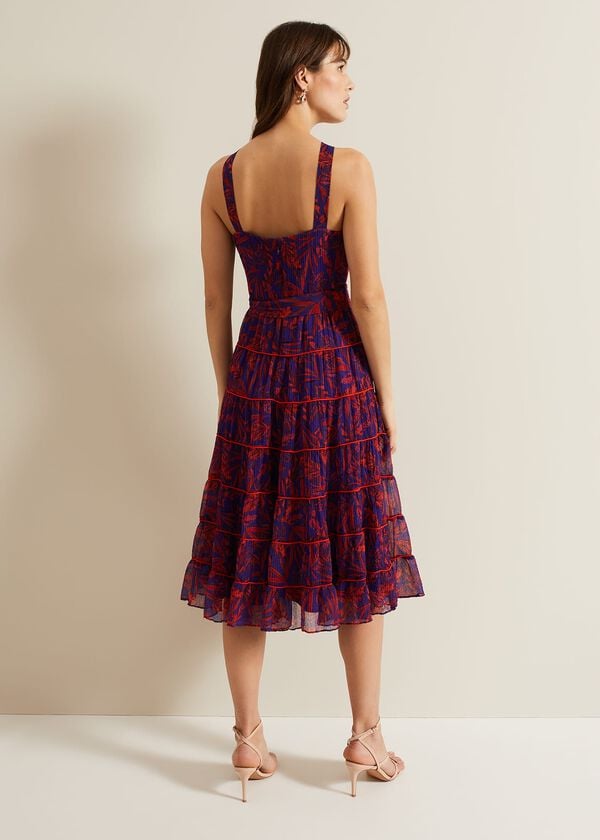 Phase Eight Gillian Halterneck Midi Dress