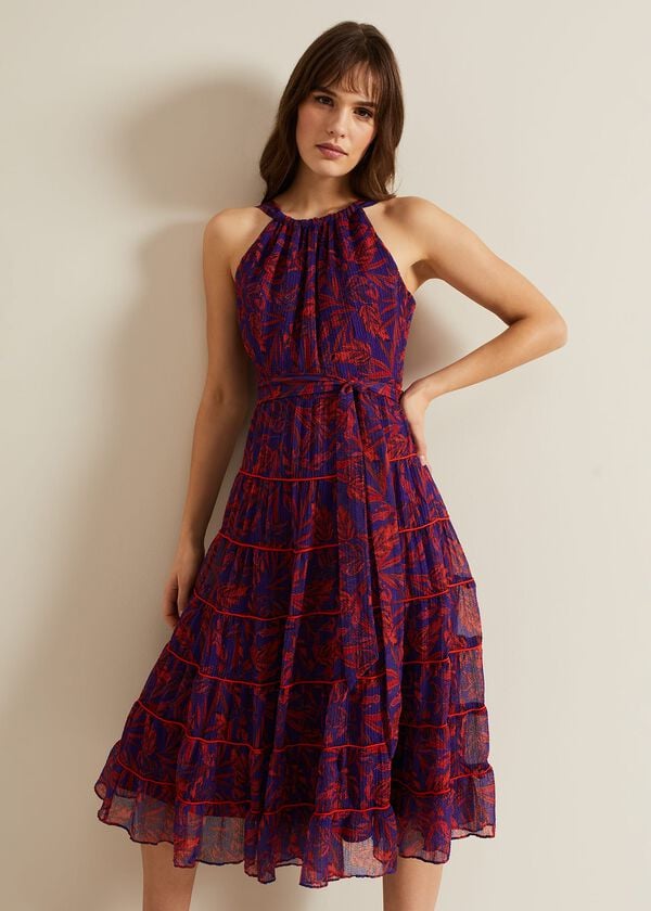phase eight Gillian Halterneck Midi Dress
