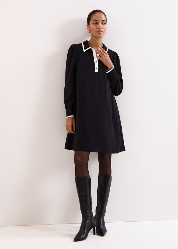 Phase Eight Gina Collar Swing Dress