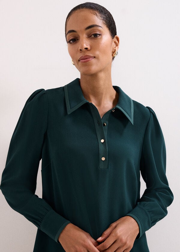 Phase Eight Gina Collar Swing Dress