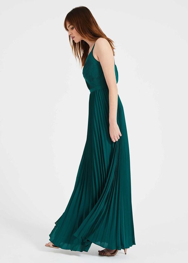 Phase Eight Giovanna Pleated Maxi Dress