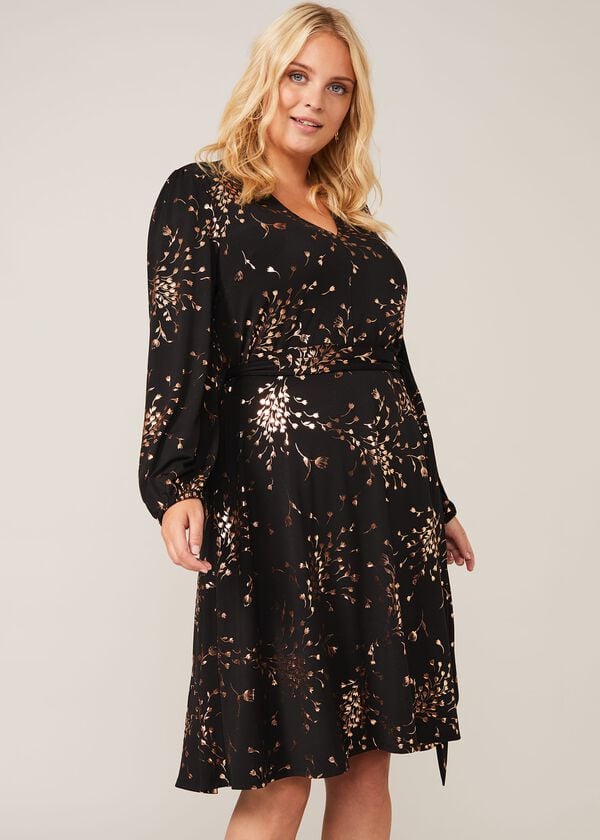 phase eight Giselle Foil Dress