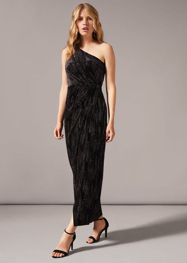 phase eight Glitterai One Shoulder Maxi Dress