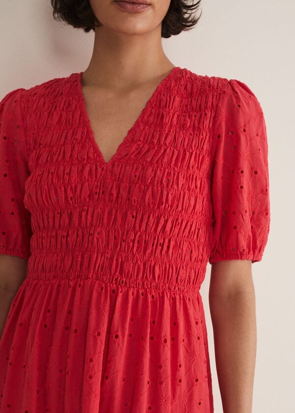 Phase Eight Gretta Broderie Midi Dress