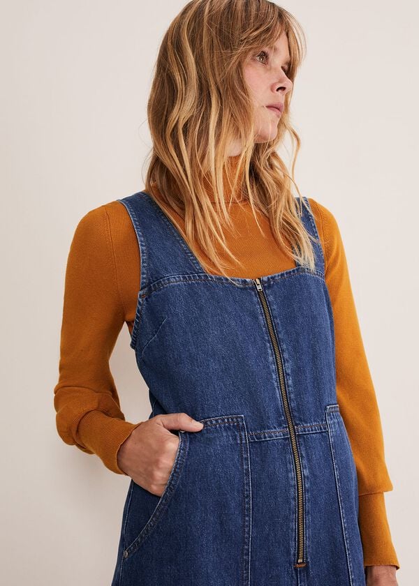 Phase Eight Guinevere Denim Dungarees