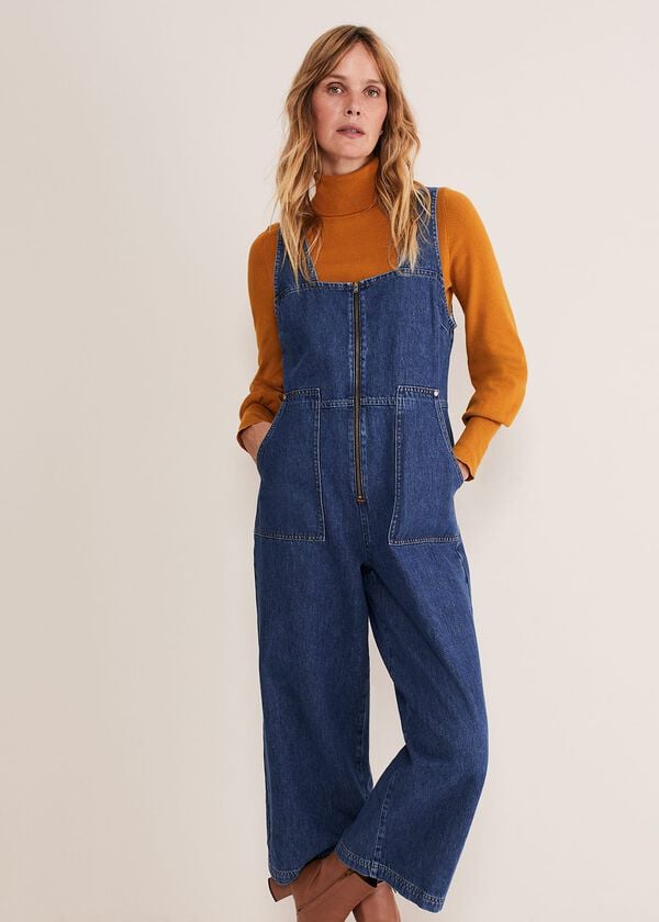 phase eight Guinevere Denim Dungarees