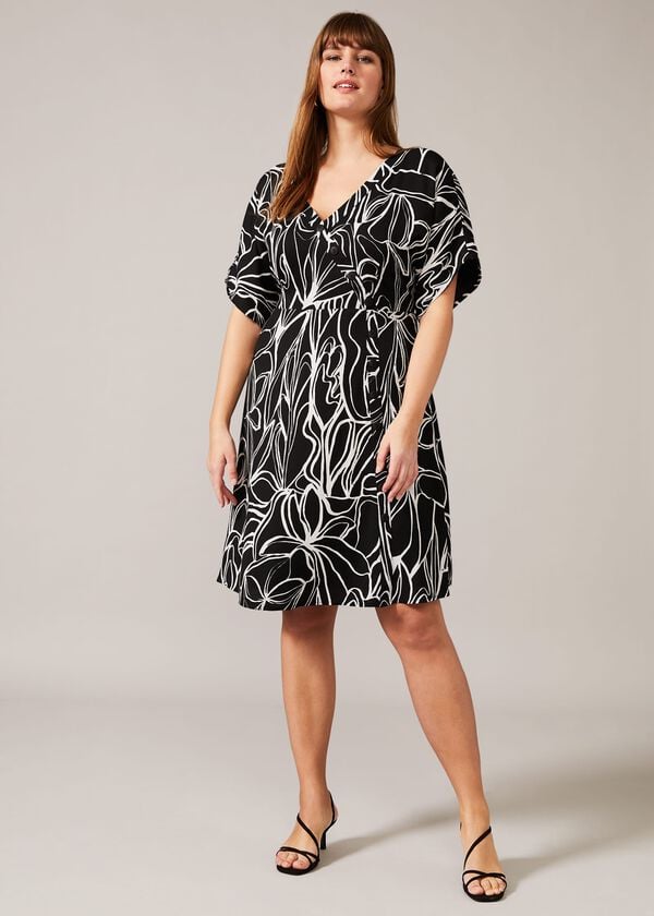 Phase Eight Harlow Abstract Print Dress
