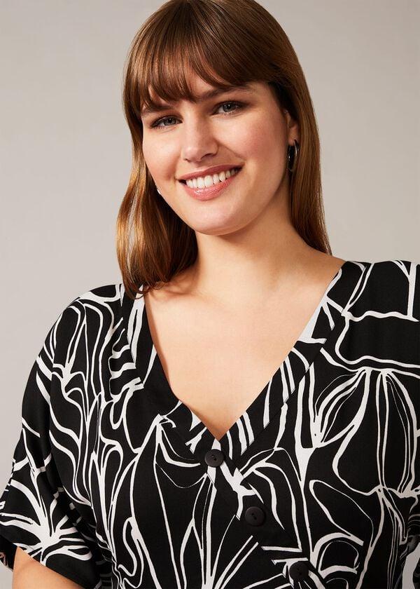 Phase Eight Harlow Abstract Print Dress