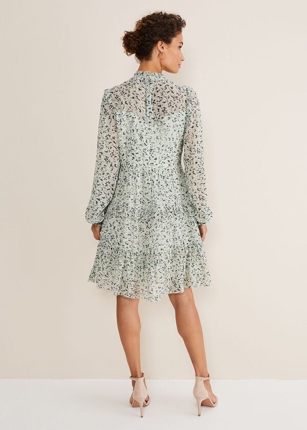 Phase Eight Harlow Floral Tiered Mini Dress