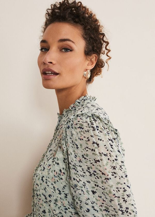 Phase Eight Harlow Floral Tiered Mini Dress