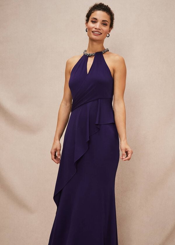 Phase Eight Harmony Jersey Embellished Maxi Dress