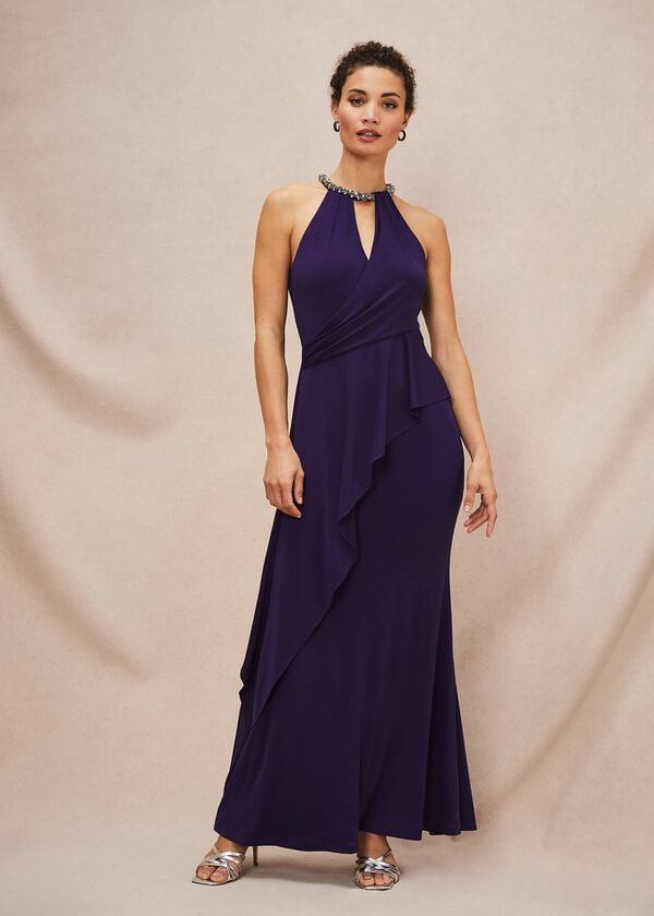 phase eight Harmony Jersey Embellished Maxi Dress