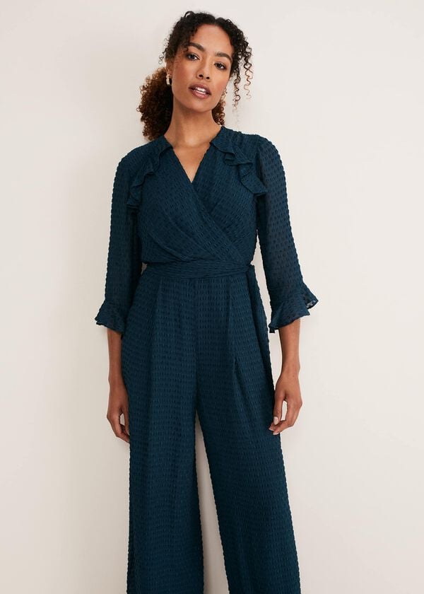 Phase Eight Hattie Wrap Wide Leg Jumpsuit