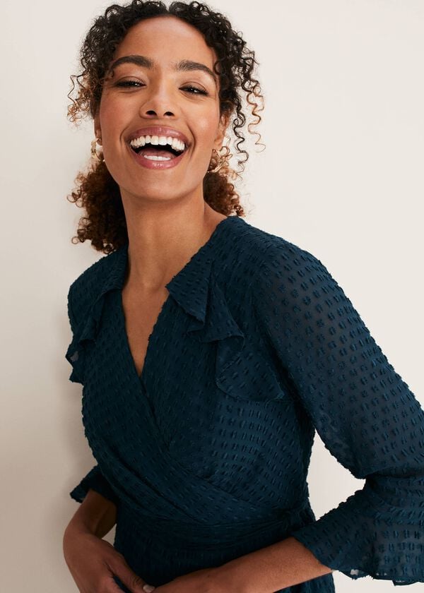 Phase Eight Hattie Wrap Wide Leg Jumpsuit