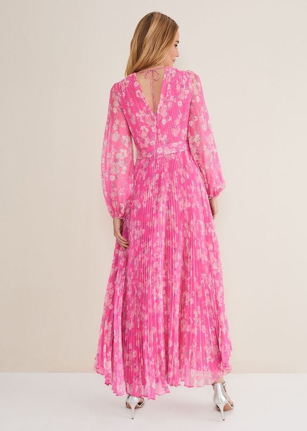 Phase Eight Hayley Floral Pleated Maxi Dress