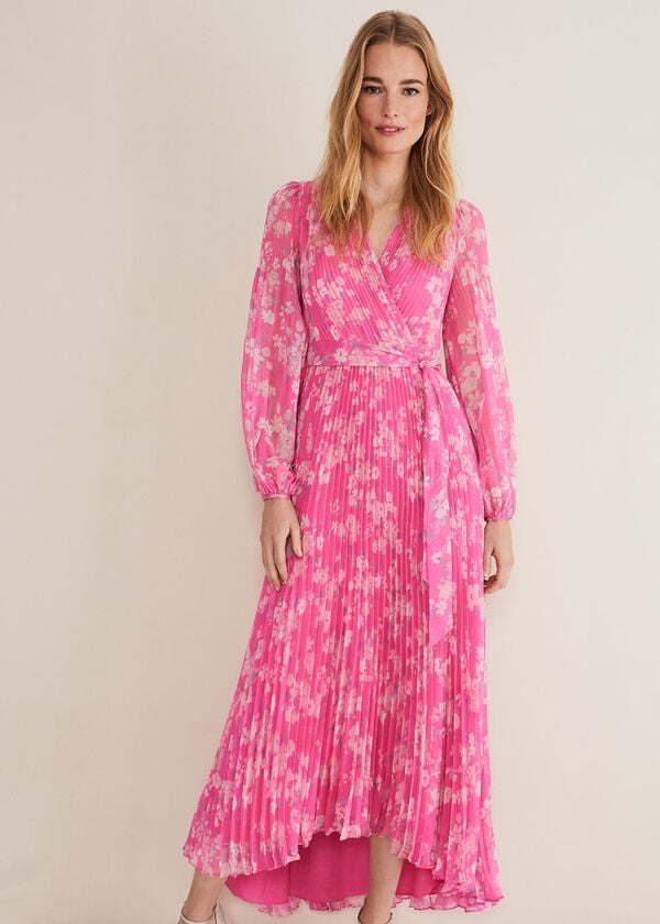 Phase Eight Hayley Floral Pleated Maxi Dress