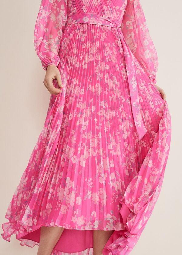 Phase Eight Hayley Floral Pleated Maxi Dress