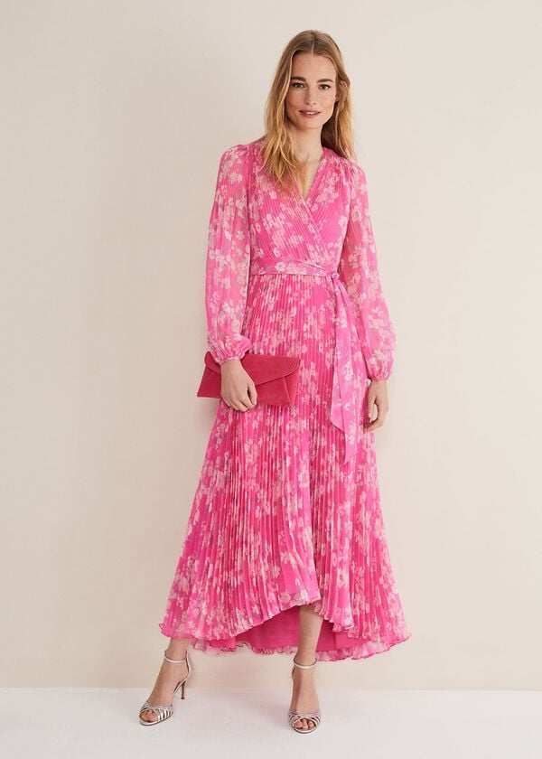 phase eight Hayley Floral Pleated Maxi Dress