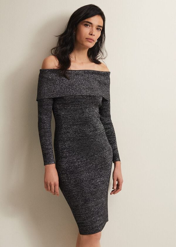 phase eight Heidi Knitted Bardot Dress