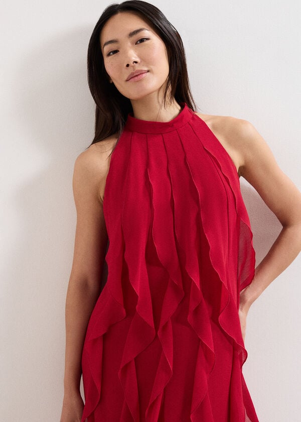 Phase Eight Helena Red Maxi Dress