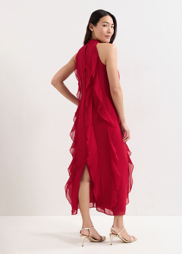 Phase Eight Helena Red Maxi Dress