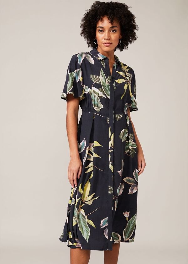 Phase Eight Hermy Floral Shirt Dress