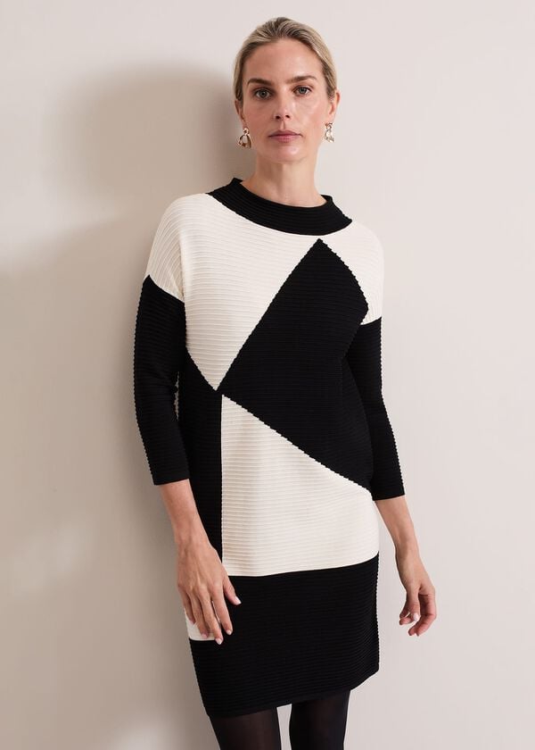Phase Eight Hetty Ripple Colour Block Tunic