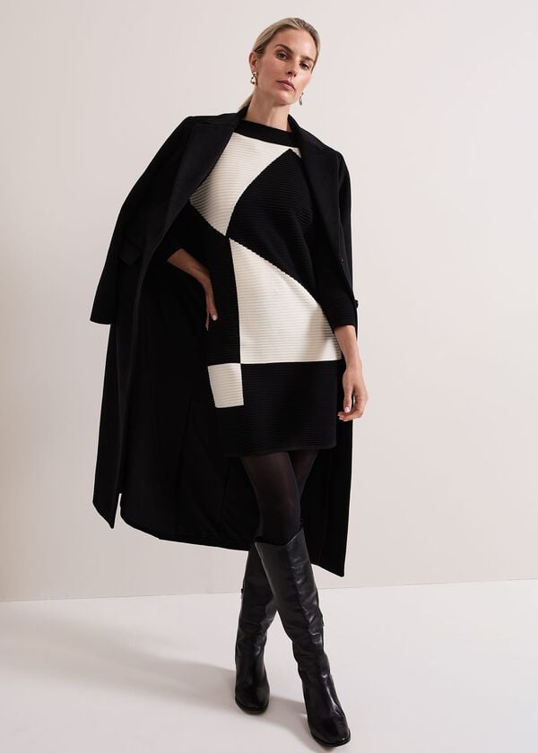 phase eight Hetty Ripple Colour Block Tunic