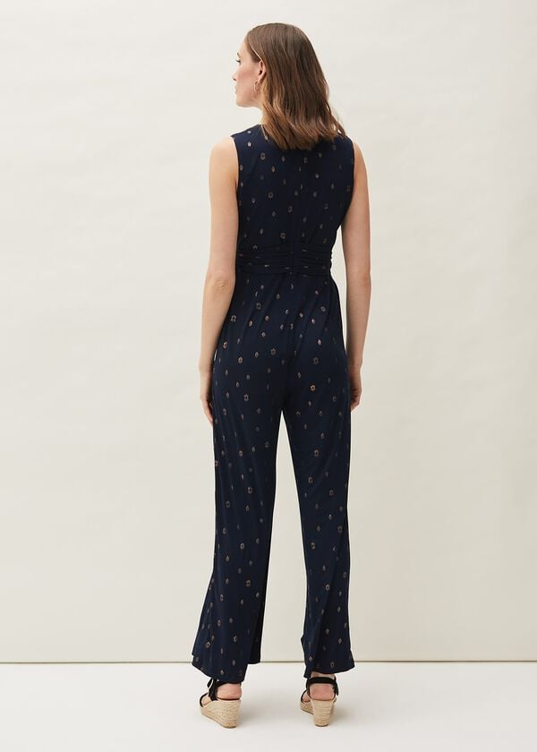 Phase Eight Ikat Foil Jumpsuit