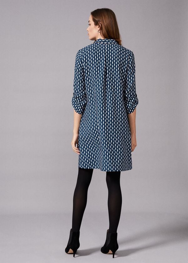 Phase Eight Ikat Printed Shirt Dress
